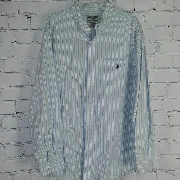 U.S. Polo Assn. Other - US Polo Assn Men's 100% Cotton Long Sleeve Button Down Shirt Size L